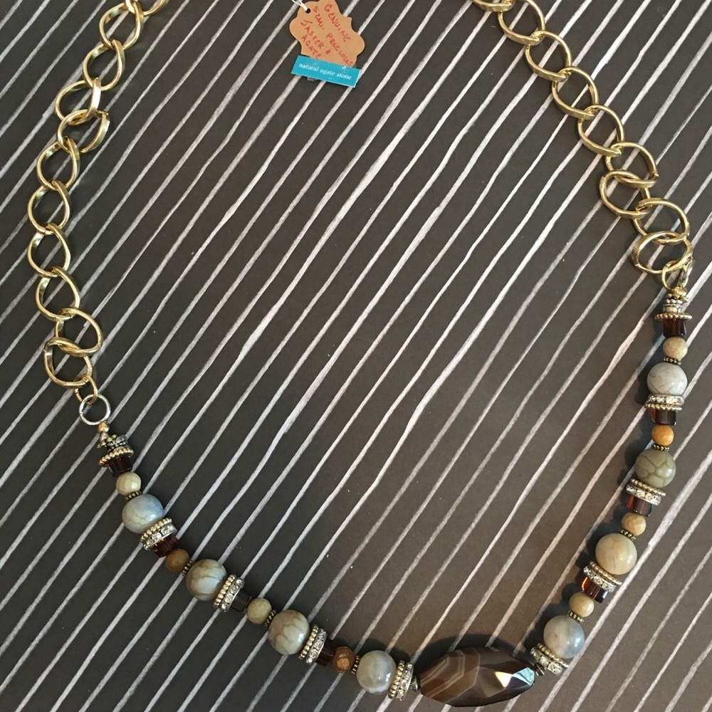 🌼GENUINE🌼 Agate and Jasper Necklace